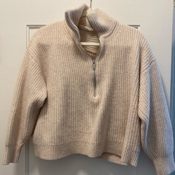 Everlane Half-Zip Sweater in Luxe Marino Size XL (fits like L) - Picture 2 of 6